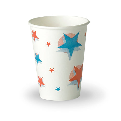 Star/Ball Design Cold Drink Paper Cup (1000 & 2000 pack)