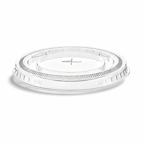 Plastic Tulip Flat Smoothie Cup Straw Slot Lid (1000 & 1250 pack)
