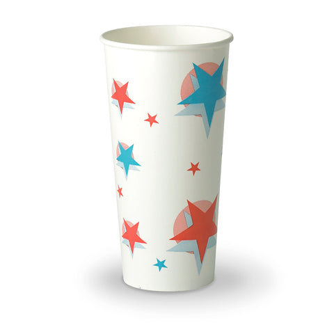 Star/Ball Design Cold Drink Paper Cup (1000 & 2000 pack)