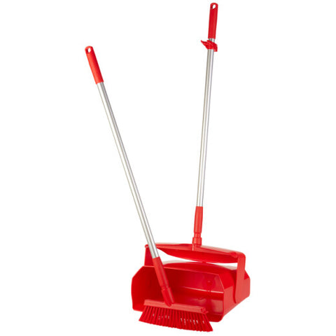 Vikan® Dustpan set, closable with broom, Medium (350mm)