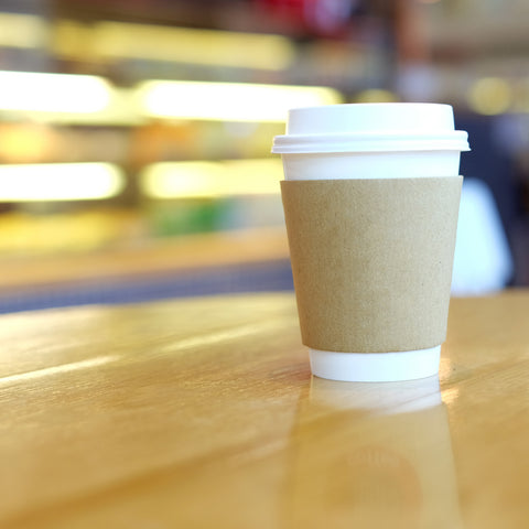 Single Wall Kraft Cup Sleeves (1000 pack)