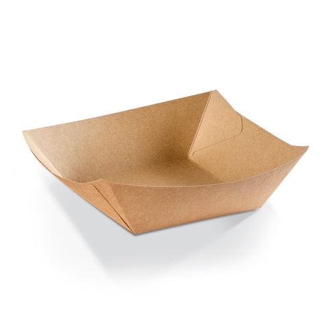 Kraft Greaseproof Food Tray (500 pack)