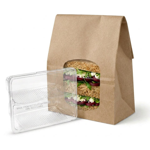 Brown Kraft SOS Window Sandwich Bags (250 pack)
