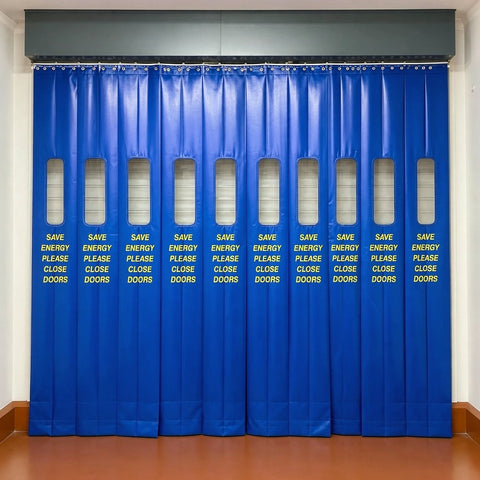 Insulated Strip Door Curtain (Made to measure) Pedestrian Traffic